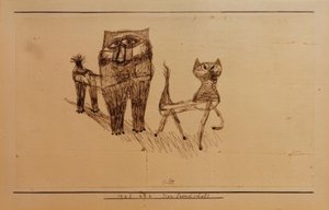 動物の友情 作： Paul Klee